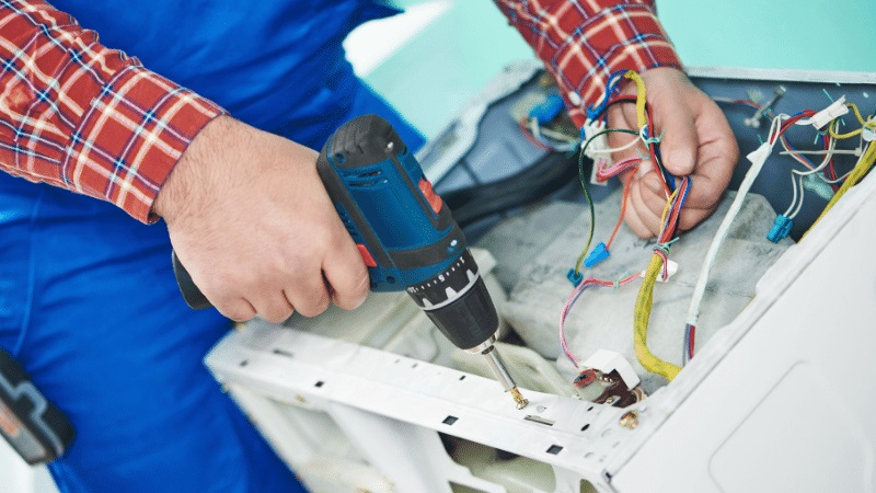 Menemen Fondital Fondital çamaşır makinesi kart tamiri – Su almama arızası orijinal parça ile giderildi. - Teknik servis örneği